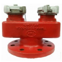 Đầu trụ tiếp nước 2 cửa D65 TOMOKEN TMHK-2D65-100A