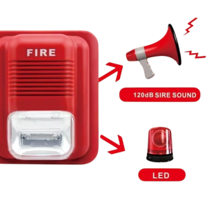 Chuông báo cháy CF01 và đèn báo cháy NF02 không dây