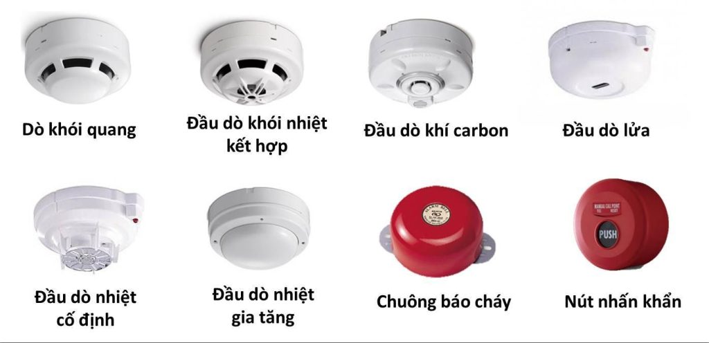 Các loại đầu báo thông dụng trong hệ thống PCCC